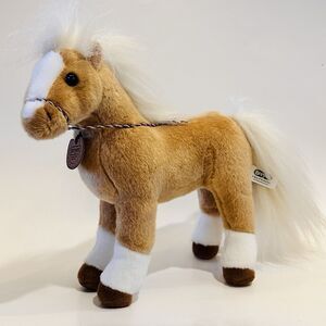 Breyer A Horse of My Own White Horse Plush Red Silver Bridle 2019 EUC White Tan